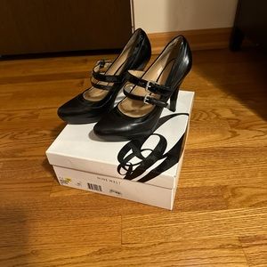Double strap Mary Jane heels